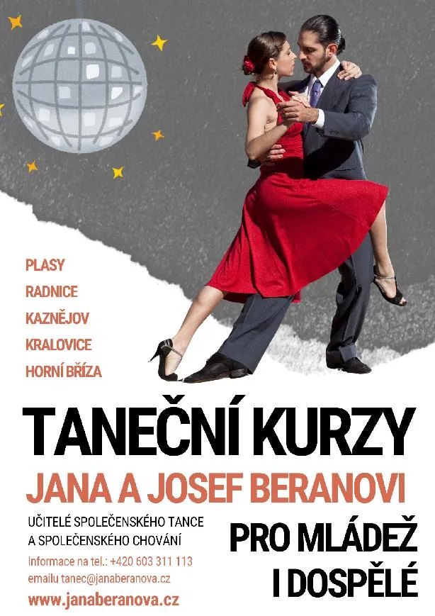 TANEČNÍ KURZY PRO MLÁDEŽ A DOSPĚLÉ