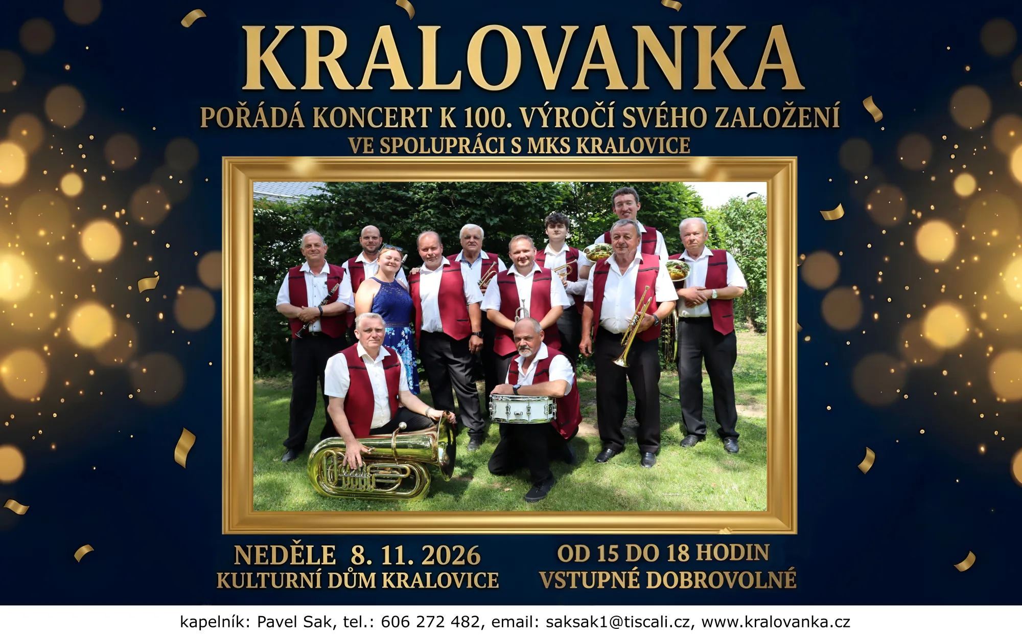 Plakát: KRALOVANKA -   100. VÝROČÍ KRALOVANKY