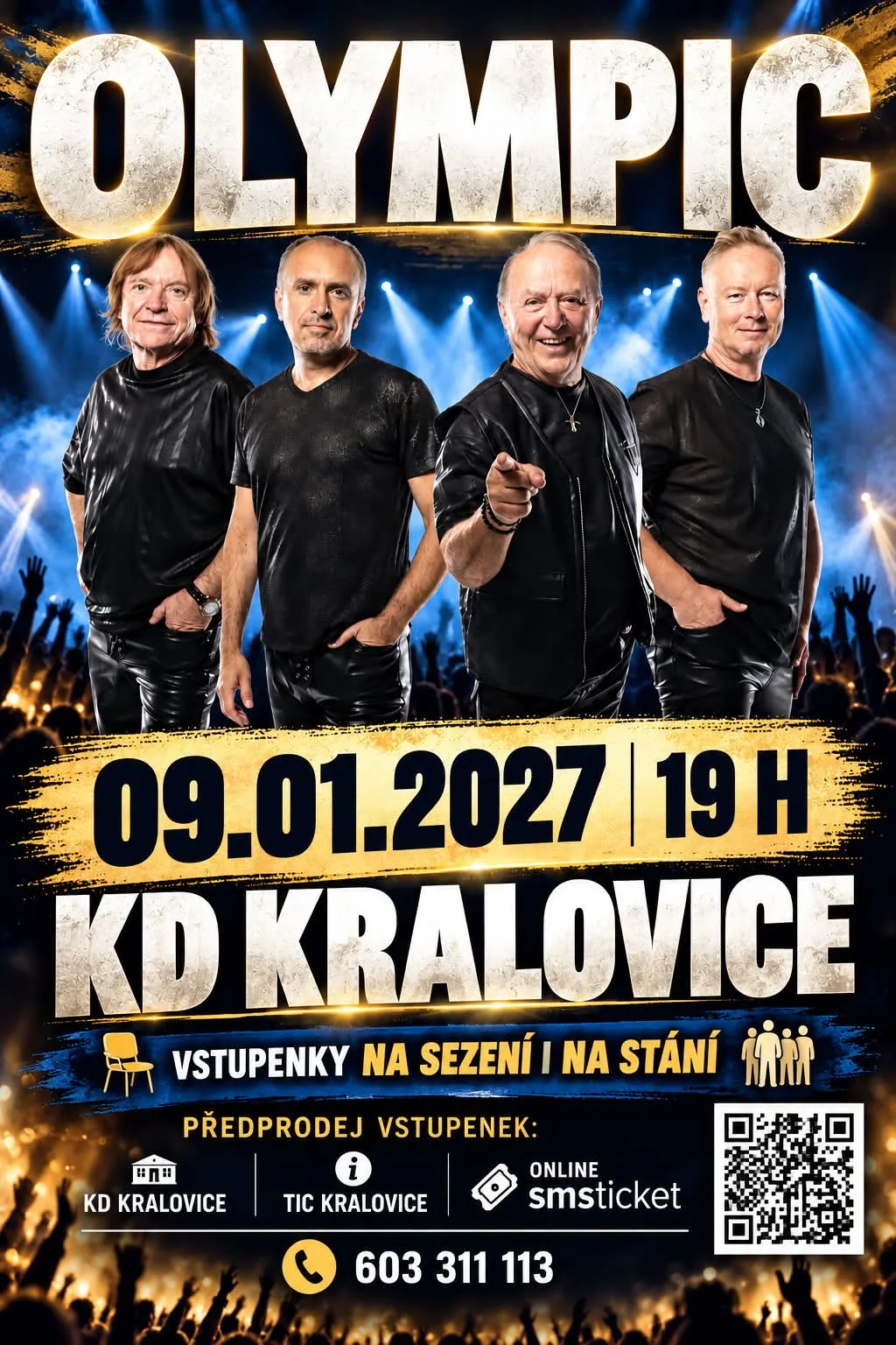 Plakát: OLYMPIC míří do Kralovic! 